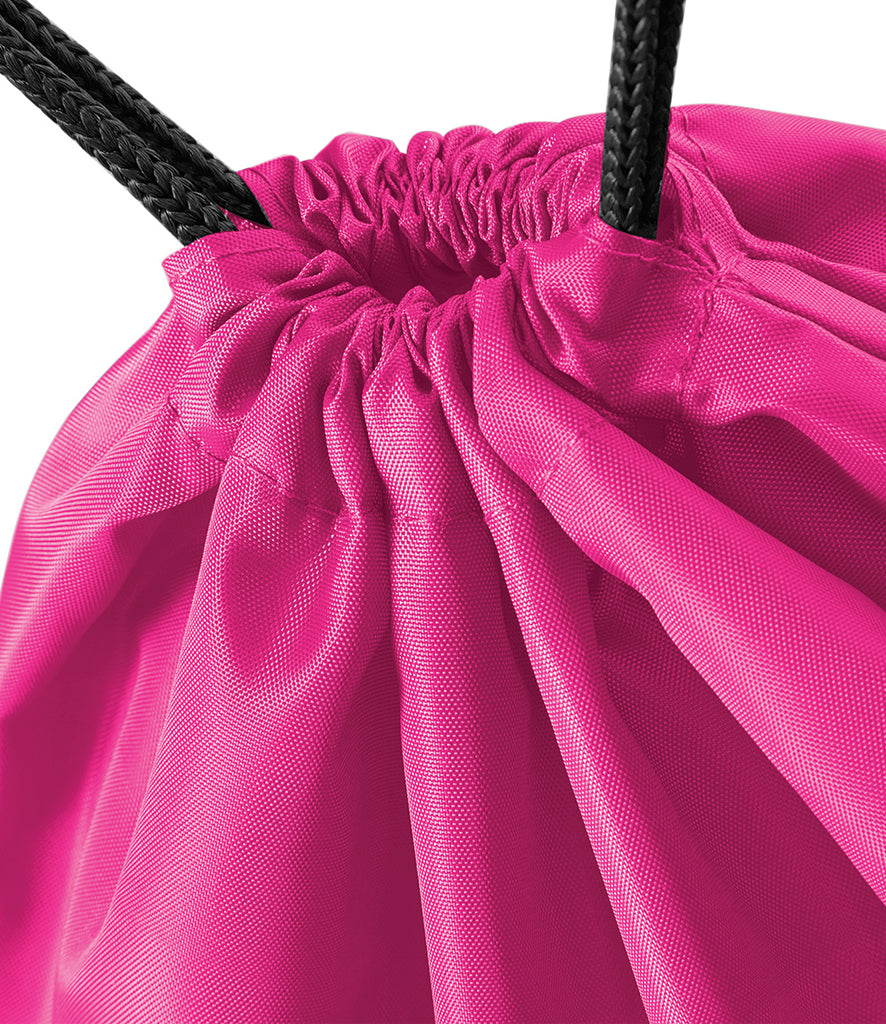 Personalised Premium Drawstring Bag Gymsac Fuschia Pink – Custom DTF Printed Bag