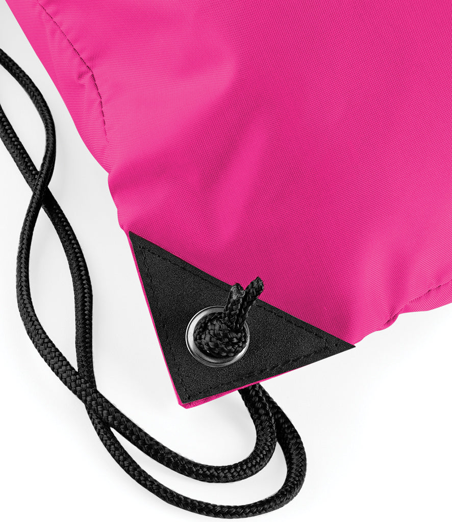 Personalised Premium Drawstring Bag Gymsac Fuschia Pink – Custom DTF Printed Bag