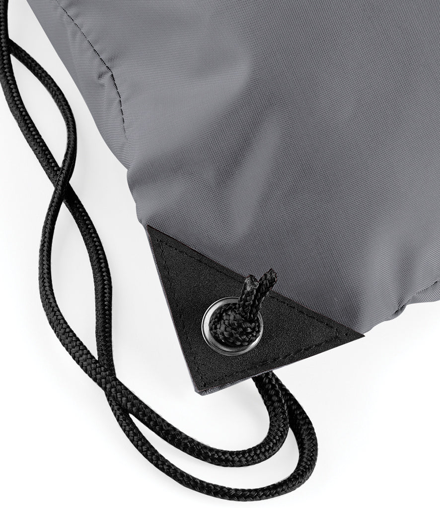 Personalised Premium Drawstring Bag Gymsac Graphite Grey – Custom DTF Printed Bag