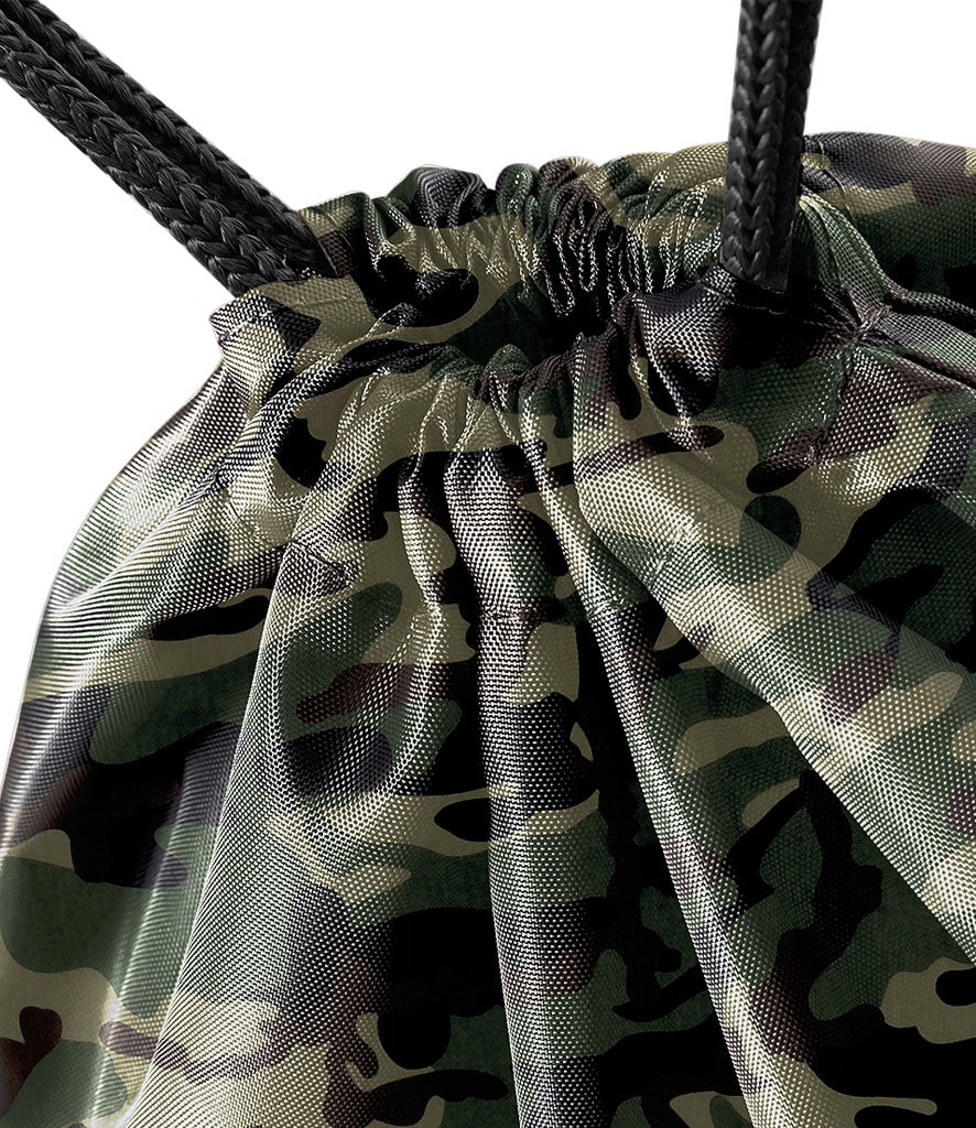 Personalised Premium Drawstring Bag Gymsac Jungle Camo – Custom DTF Printed Bag