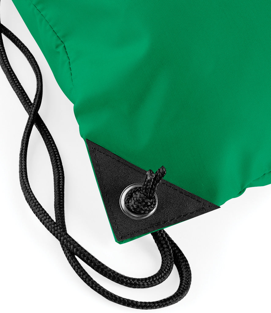 Personalised Premium Drawstring Bag Gymsac Kelly Green – Custom DTF Printed Bag