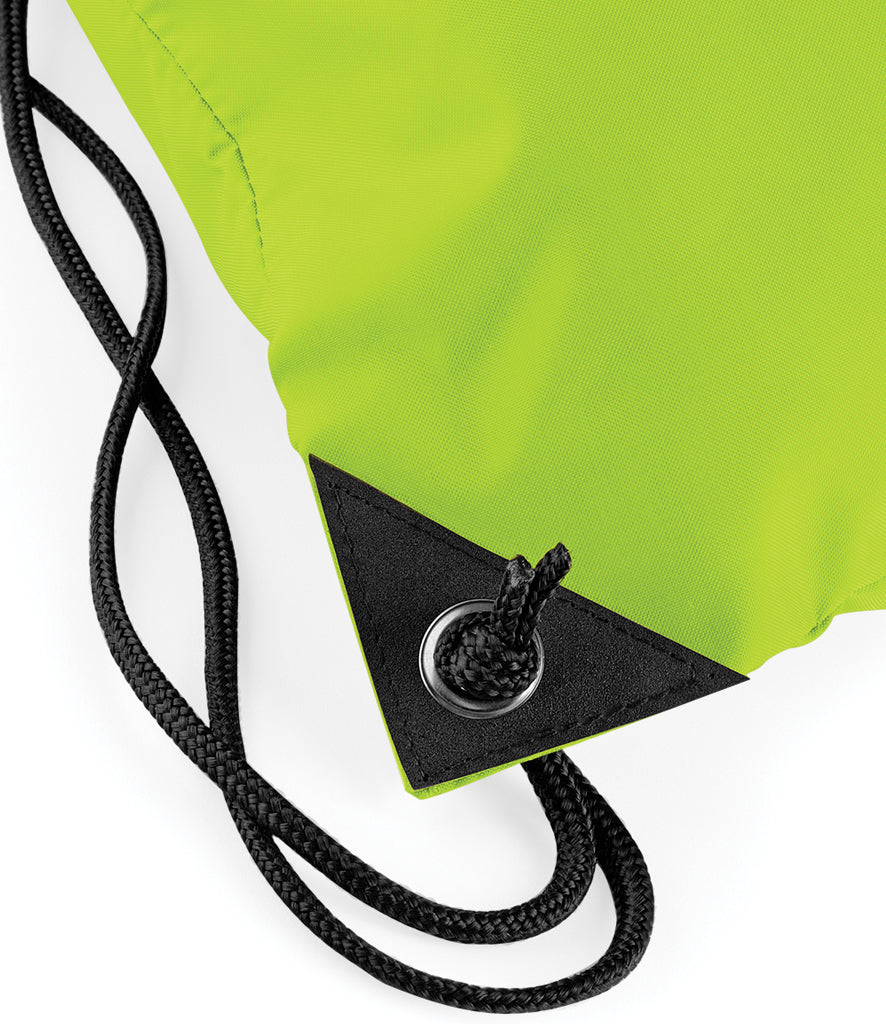 Personalised Premium Drawstring Bag Gymsac Lime Green – Custom DTF Printed Bag