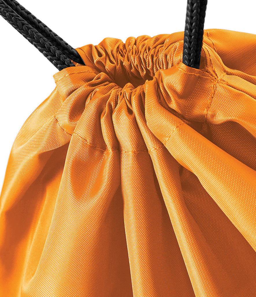 Personalised Premium Drawstring Bag Gymsac Orange – Custom DTF Printed Bag