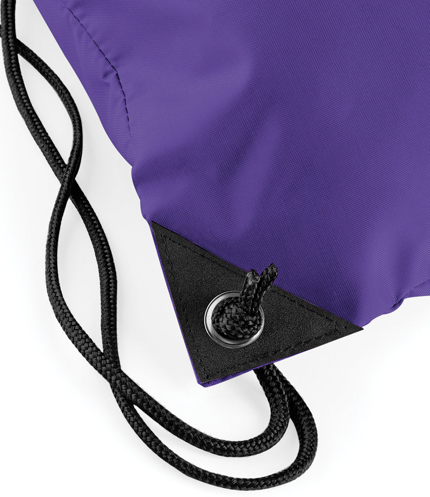 Personalised Premium Drawstring Bag Gymsac Purple – Custom DTF Printed Bag