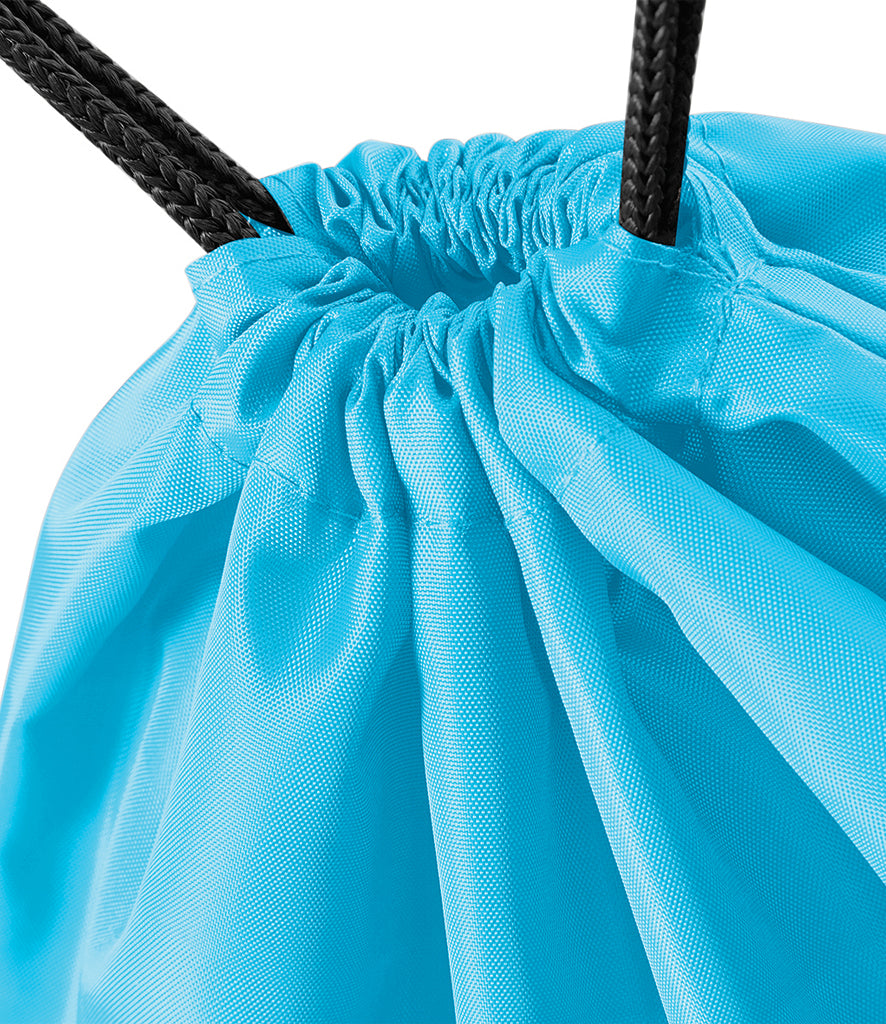 Personalised Premium Drawstring Bag Gymsac Surf Blue – Custom DTF Printed Bag