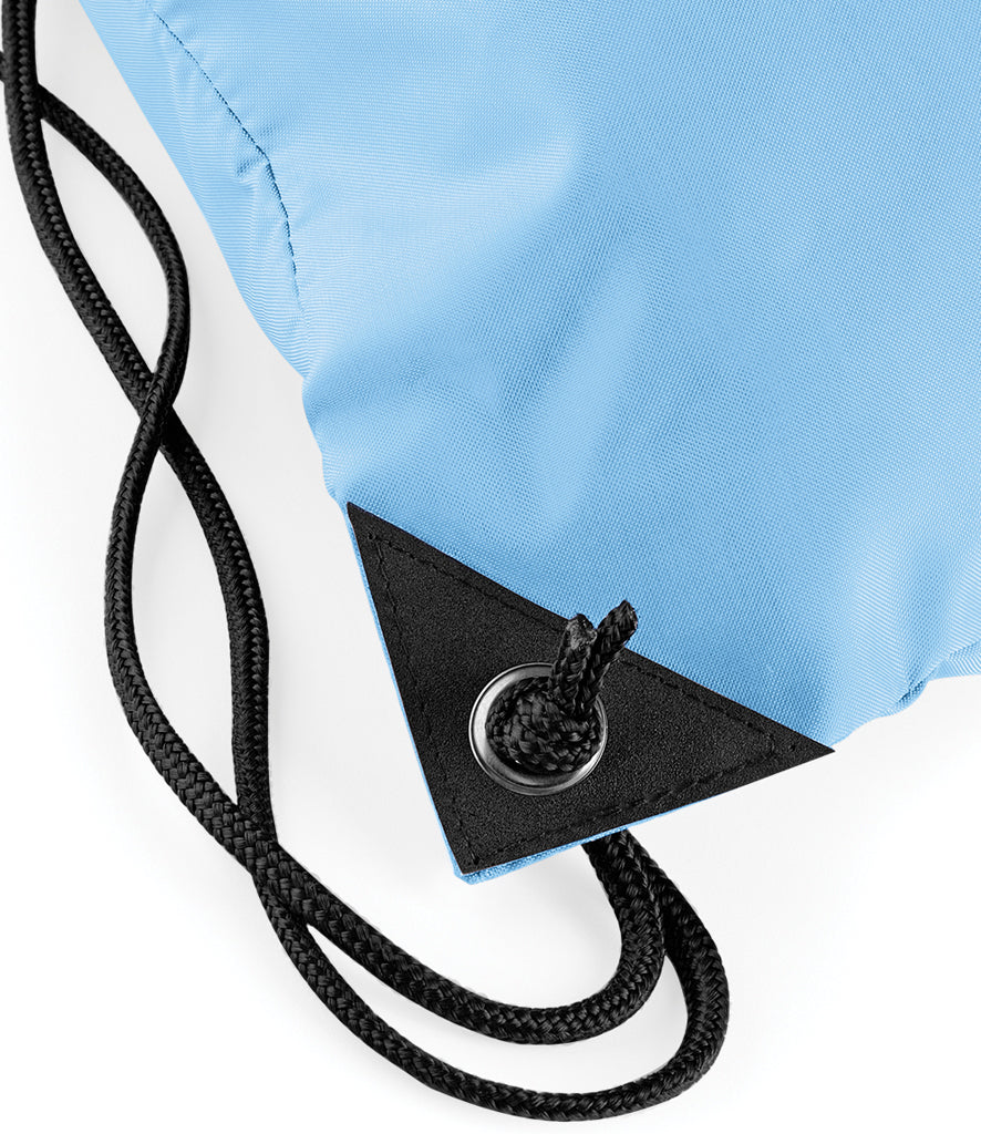 Personalised Premium Drawstring Bag Gymsac Sky Blue – Custom DTF Printed Bag