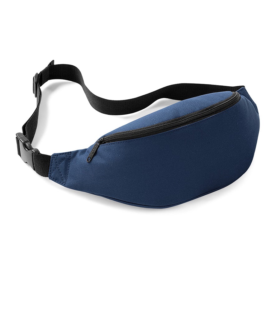 Fully Personalised BagBase Colour Waist Bag Belt Bag - All Colours