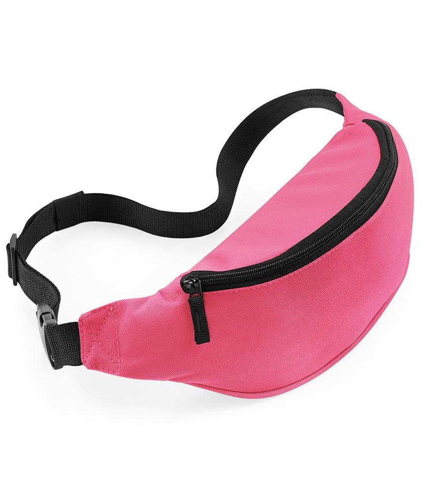 Fully Personalised BagBase Colour Waist Bag Belt Bag - All Colours