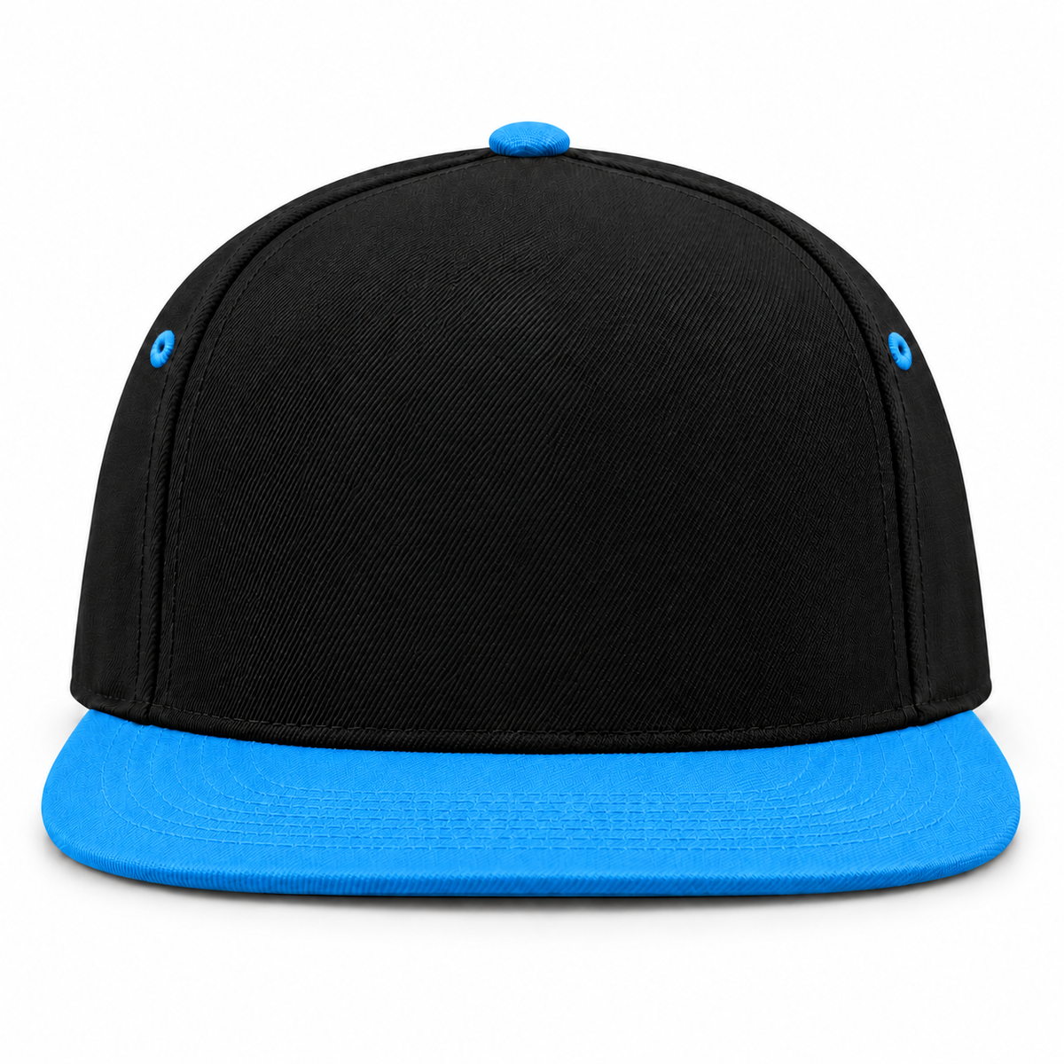 Personalised Beechfield BB610C 5 Panel Contrast Snapback Cap – Custom Printed Flat Peak Cap