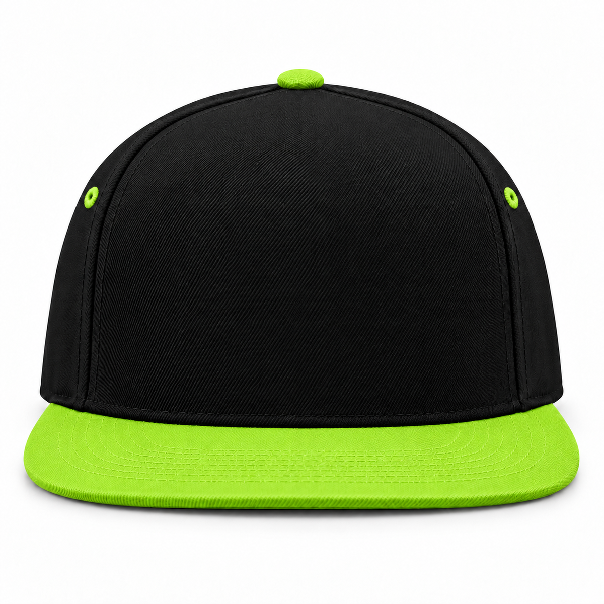 Personalised Beechfield BB610C 5 Panel Contrast Snapback Cap – Custom Printed Flat Peak Cap