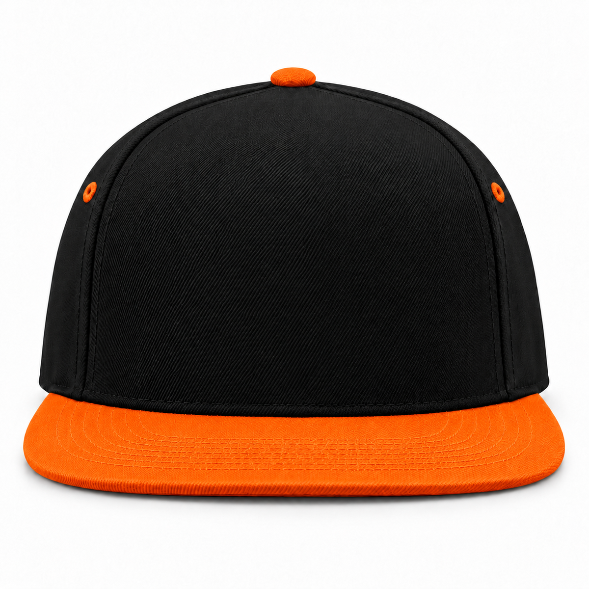 Personalised Beechfield BB610C 5 Panel Contrast Snapback Cap – Custom Printed Flat Peak Cap