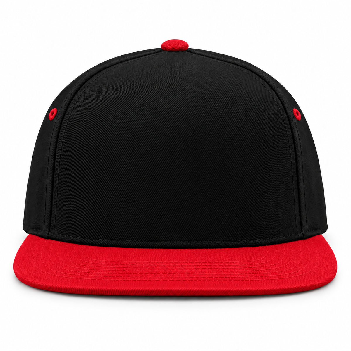 Personalised Beechfield BB610C 5 Panel Contrast Snapback Cap – Custom Printed Flat Peak Cap