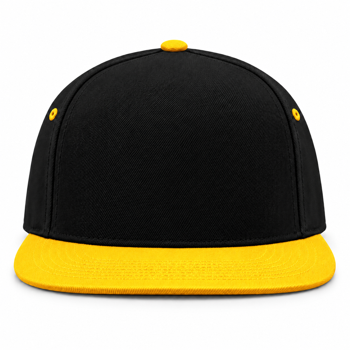 Personalised Beechfield BB610C 5 Panel Contrast Snapback Cap – Custom Printed Flat Peak Cap