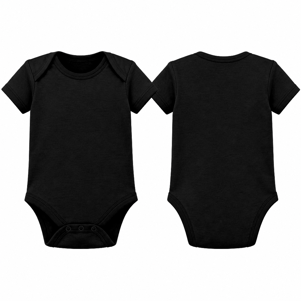 Personalised Larkwood LW500T Baby Bodysuit – Custom Printed Short Sleeve Baby Vest