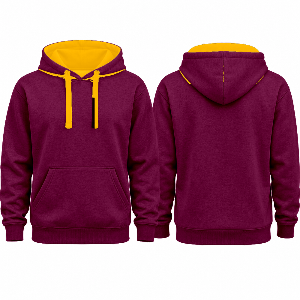 Personalised AWDis JH003 Varsity Hoodie – Custom Printed Two-Tone Hoodie