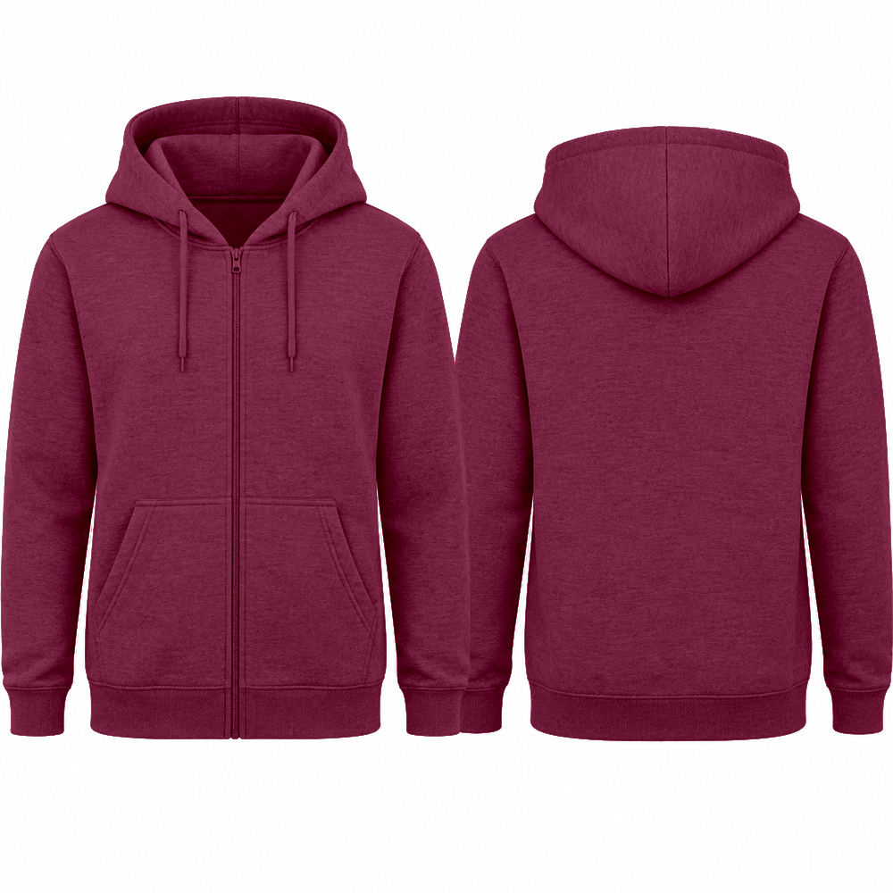 Personalised AWDis JH050 Zoodie – Custom Printed Full Zip Hoodie