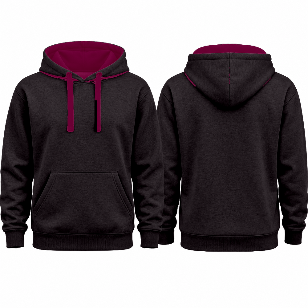 Personalised AWDis JH003 Varsity Hoodie – Custom Printed Two-Tone Hoodie