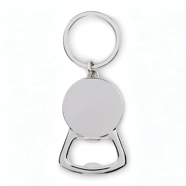Engravable Bamboo Keyring - Bottle Opener