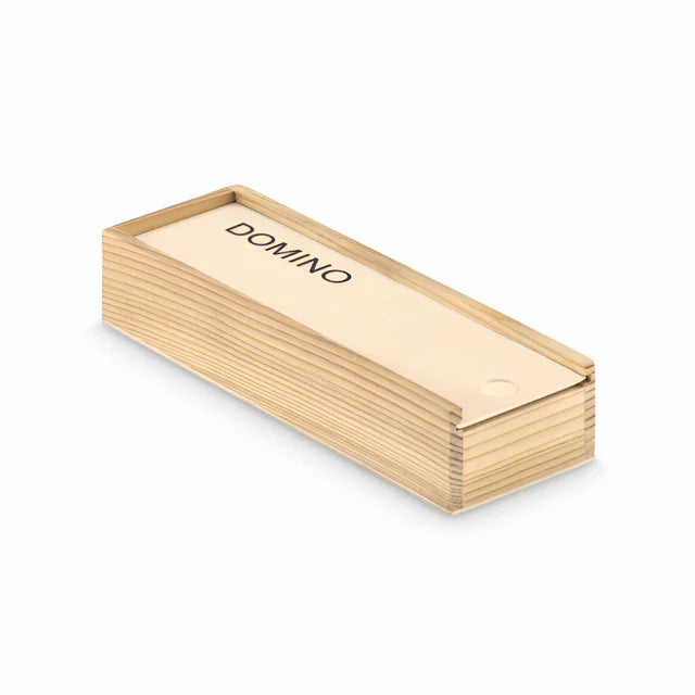 28-Piece Domino Set with Engravable Wooden Gift Box