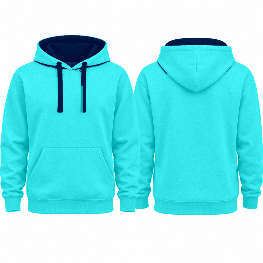 Personalised AWDis JH003 Varsity Hoodie – Custom Printed Two-Tone Hoodie