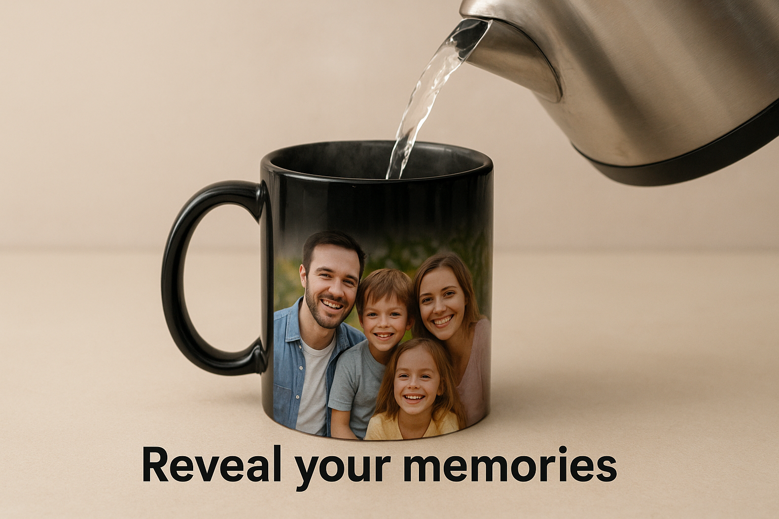 Personalised Colour Changing Picture Photo Cup Mug Regular Size 15oz