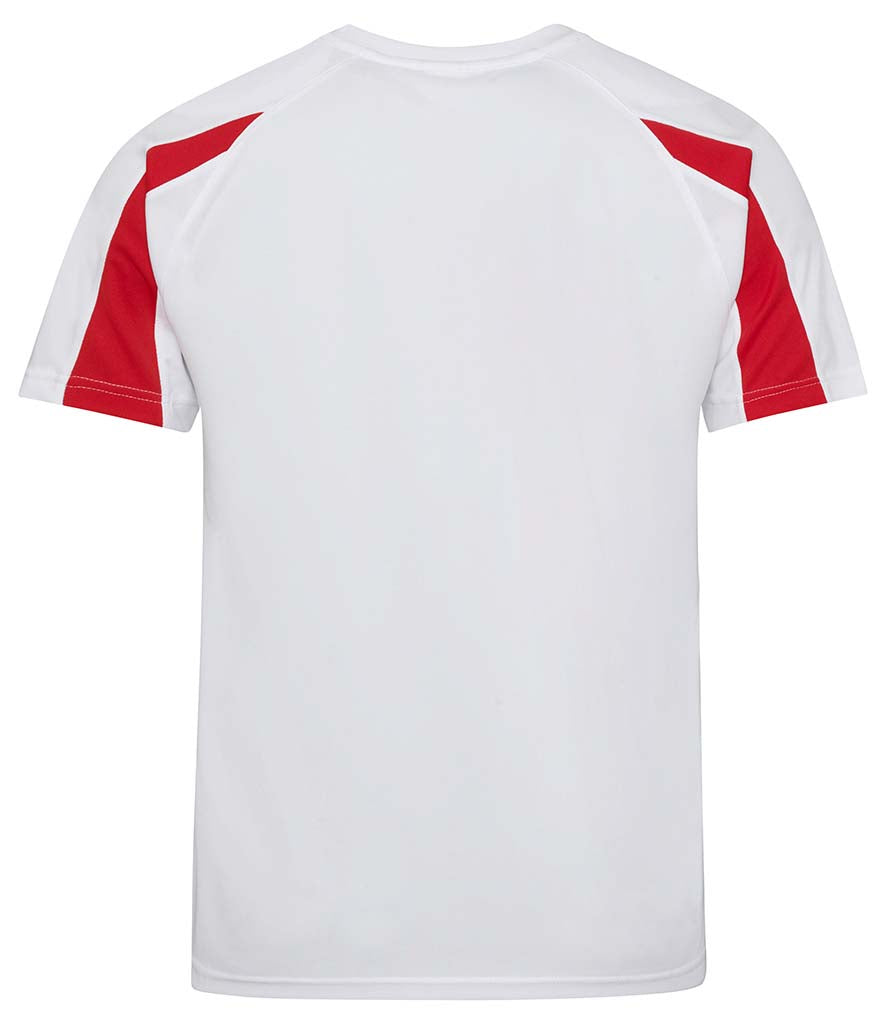 Custom Polyester Bulk Order JC003  AWDis Cool Contrast Wicking T-Shirts