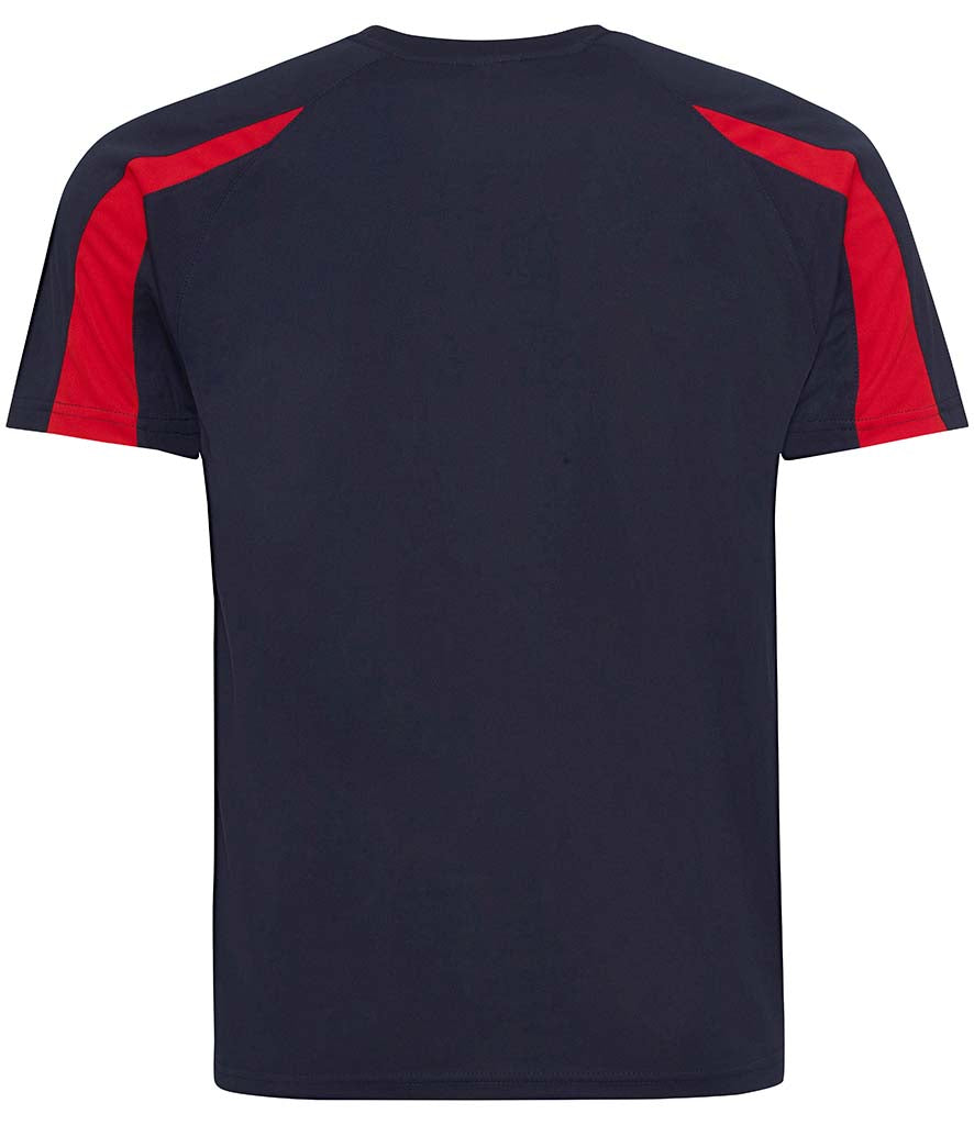 Custom Polyester Bulk Order JC003  AWDis Cool Contrast Wicking T-Shirts