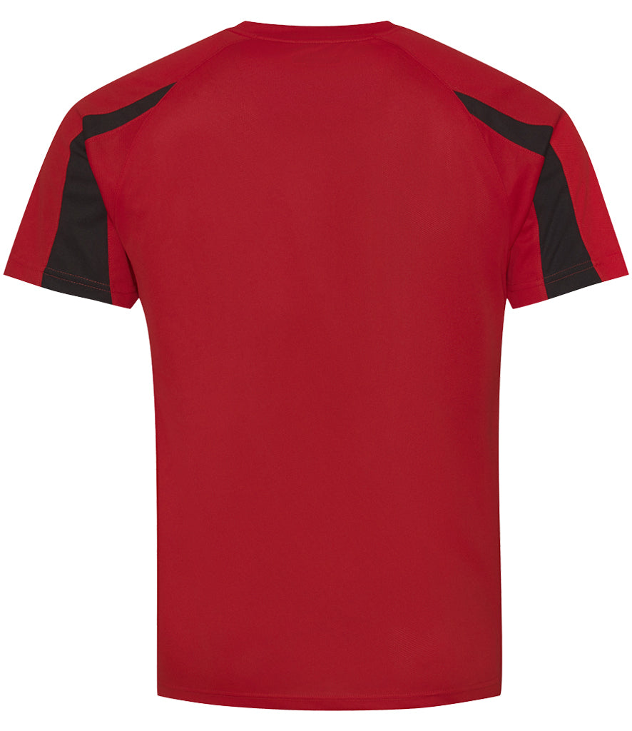 Custom Polyester Bulk Order JC003  AWDis Cool Contrast Wicking T-Shirts