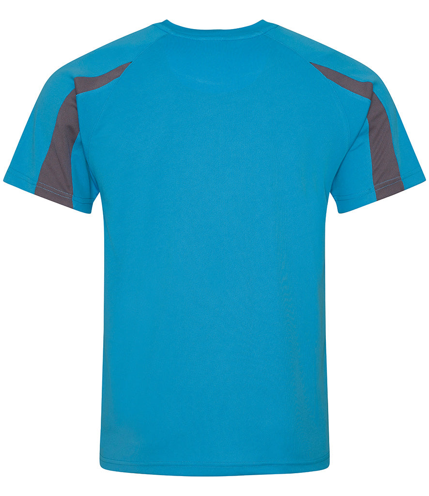 Custom Polyester Bulk Order JC003  AWDis Cool Contrast Wicking T-Shirts