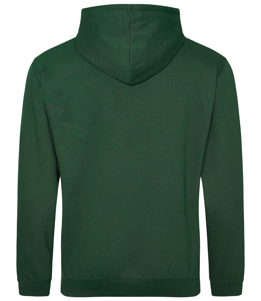 Fully Personalised Bottle Green UNISEX Pullover AWDis Hoodie - Create Your Design