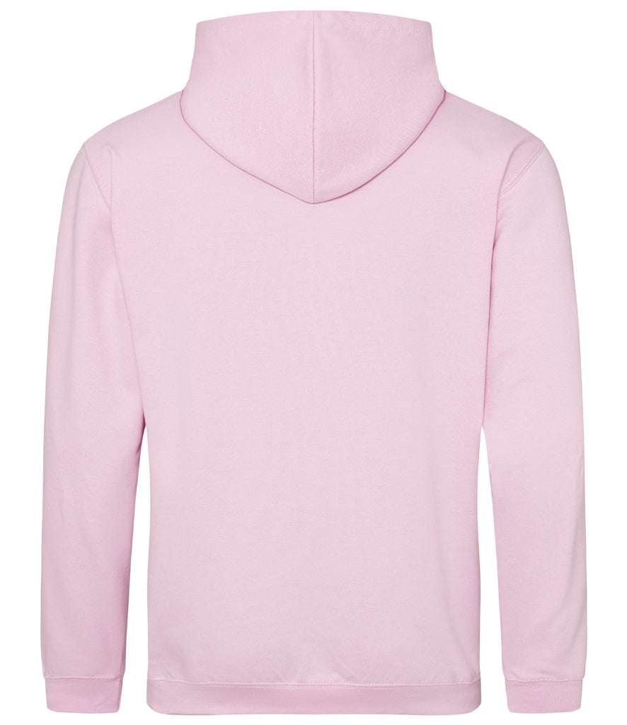 Fully Personalised Light Pink UNISEX Pullover AWDis Hoodie - Create Your Design