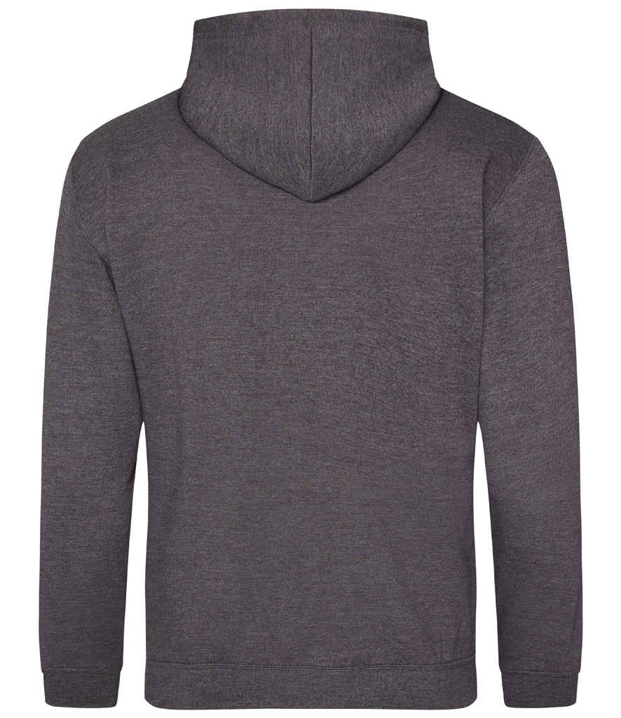 Fully Personalised Charcoal Grey UNISEX Pullover AWDis Hoodie - Create Your Design