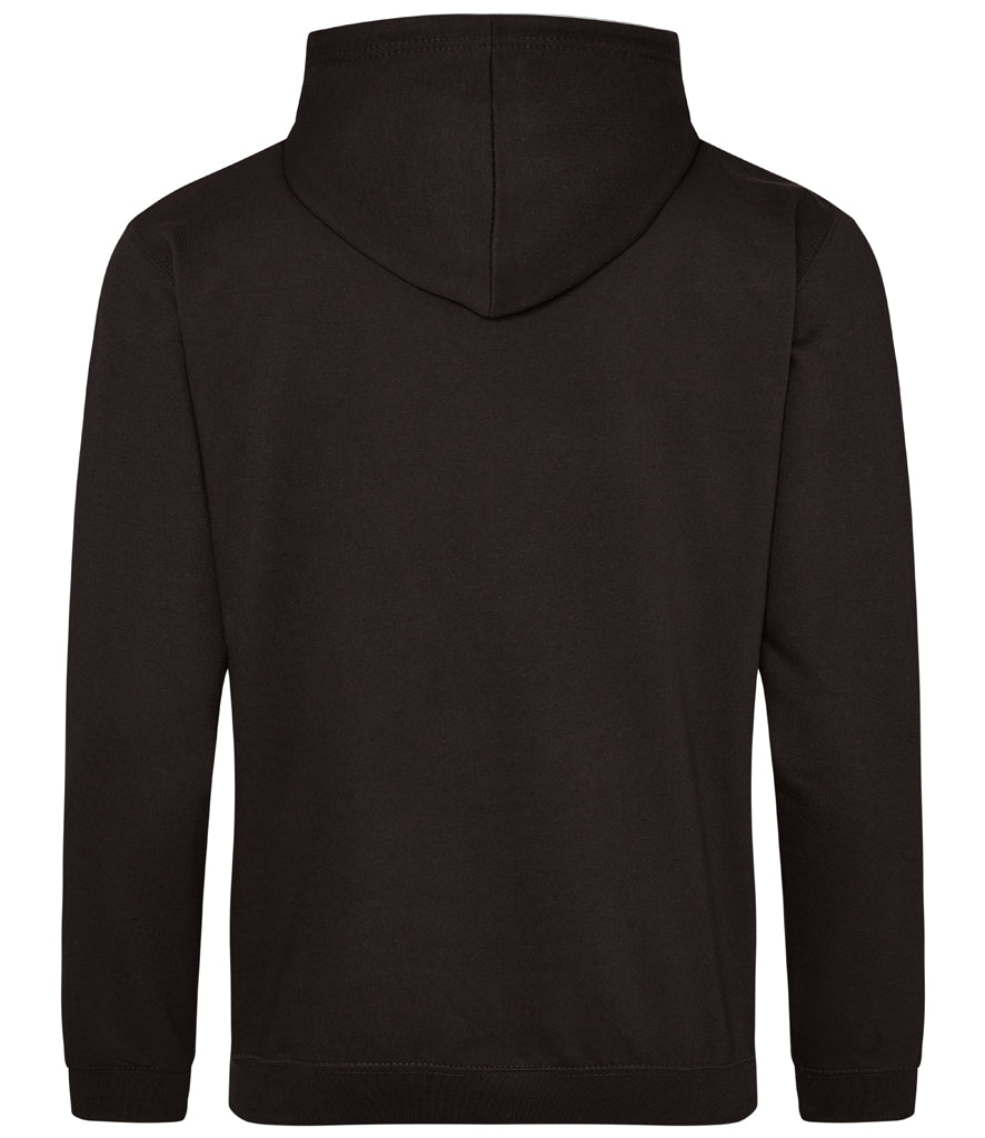 Fully Personalised Black UNISEX Pullover AWDis Hoodie - Create Your Design