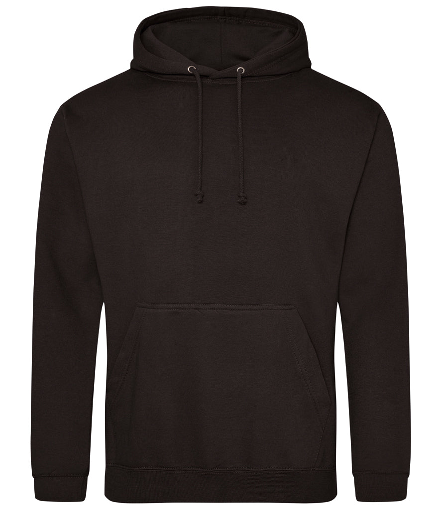 Fully Personalised Black UNISEX Pullover AWDis Hoodie - Create Your Design