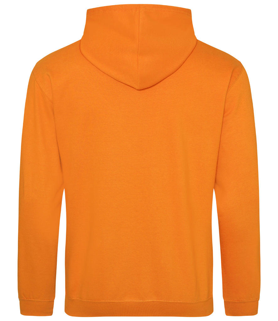 Fully Personalised Orange UNISEX Pullover AWDis Hoodie - Create Your Design