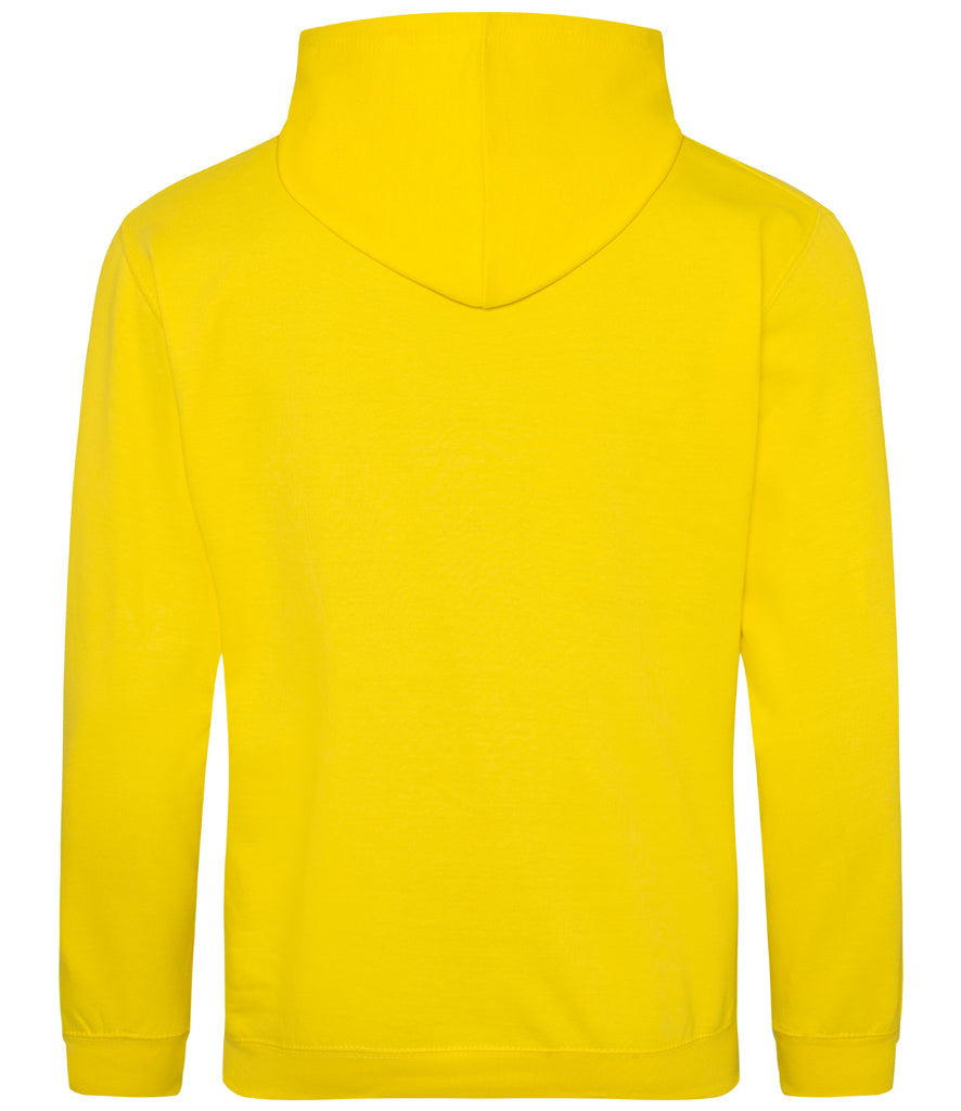 Fully Personalised Yellow UNISEX Pullover AWDis Hoodie - Create Your Design