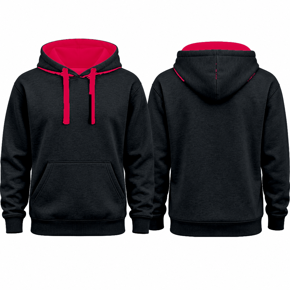 Personalised AWDis JH003 Varsity Hoodie – Custom Printed Two-Tone Hoodie