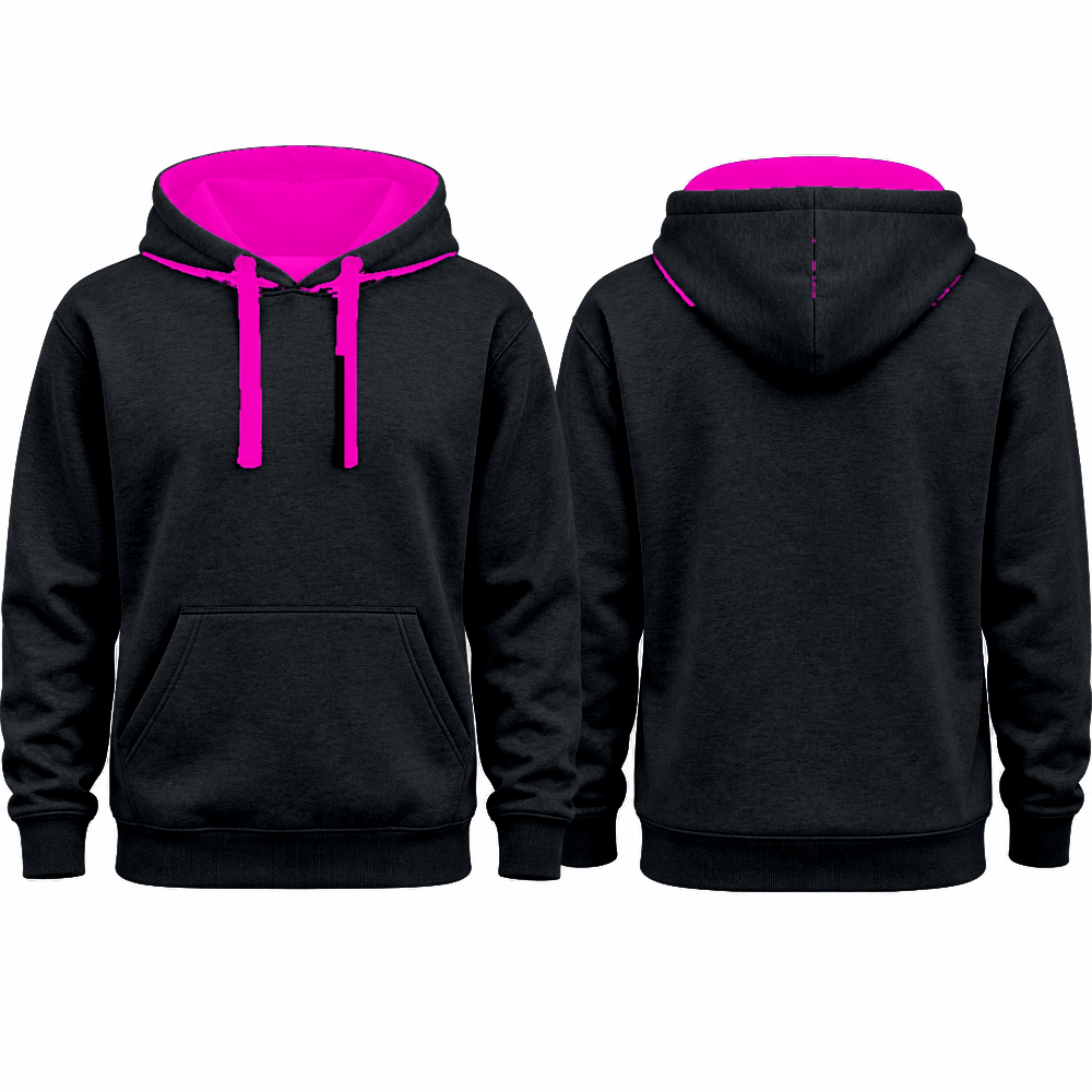 Personalised AWDis JH003 Varsity Hoodie – Custom Printed Two-Tone Hoodie