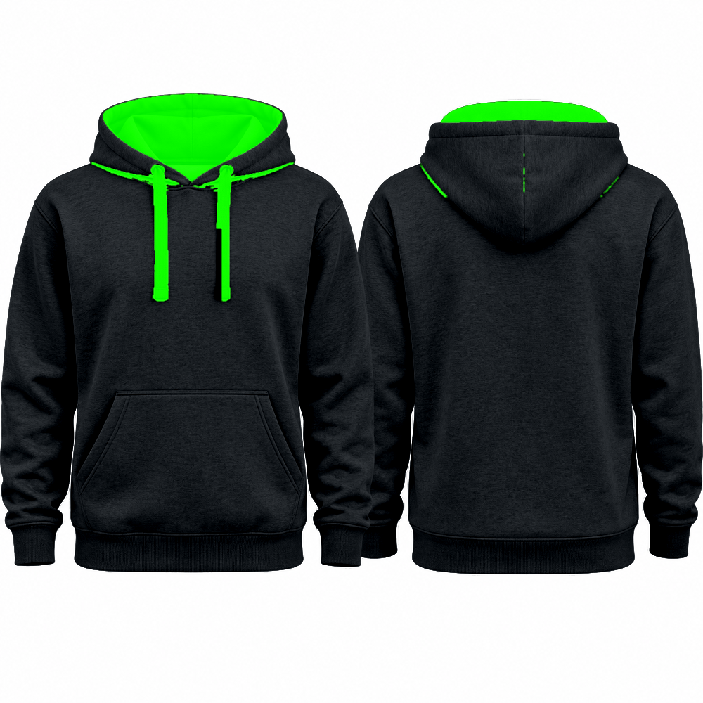 Personalised AWDis JH003 Varsity Hoodie – Custom Printed Two-Tone Hoodie
