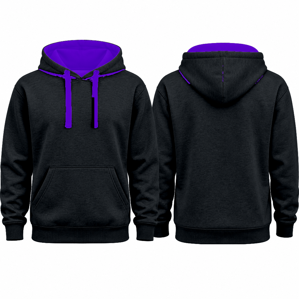 Personalised AWDis JH003 Varsity Hoodie – Custom Printed Two-Tone Hoodie