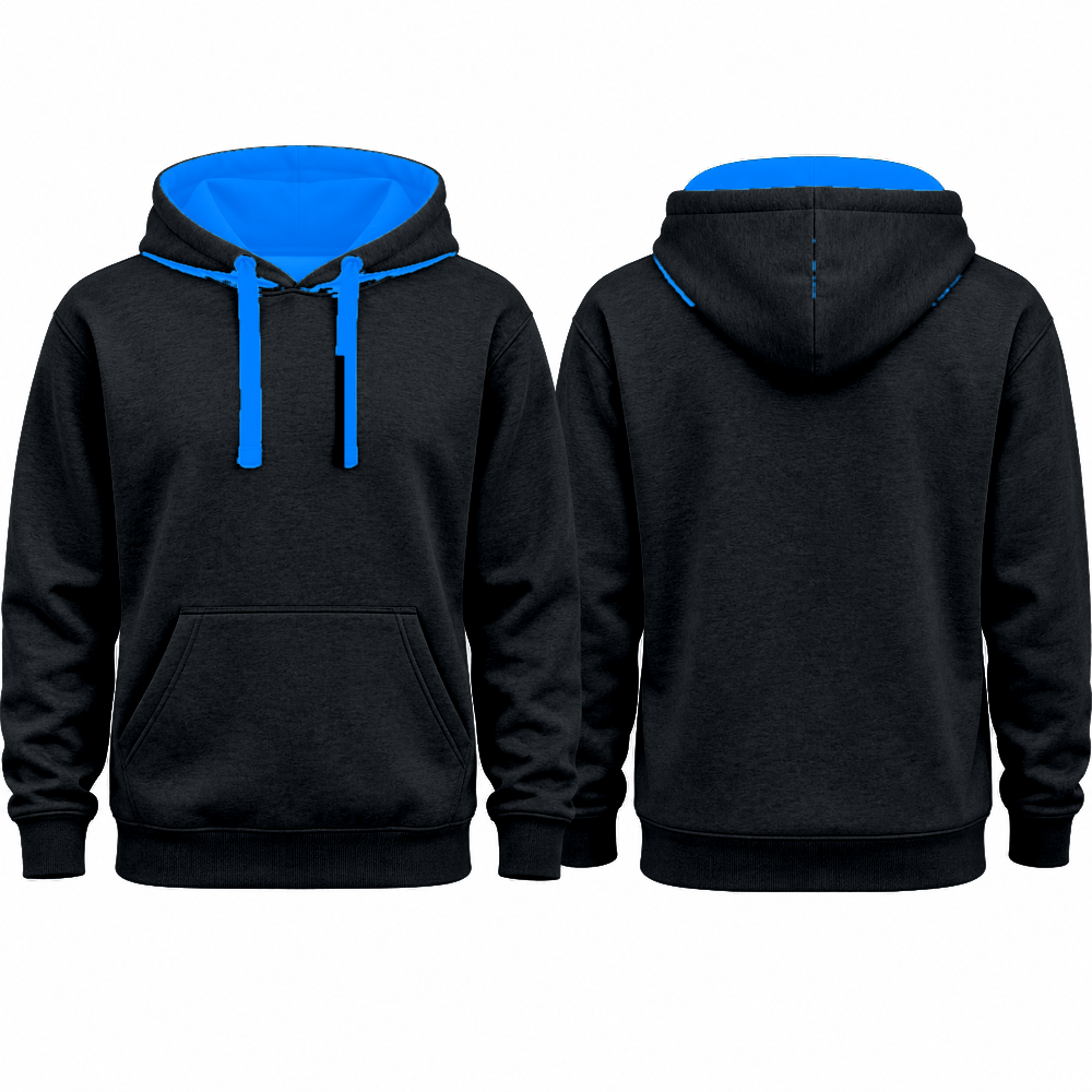 Personalised AWDis JH003 Varsity Hoodie – Custom Printed Two-Tone Hoodie