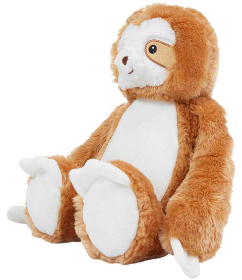 Personalised Sloth Fluffy Animal Teddy Cuddle Toy - 0