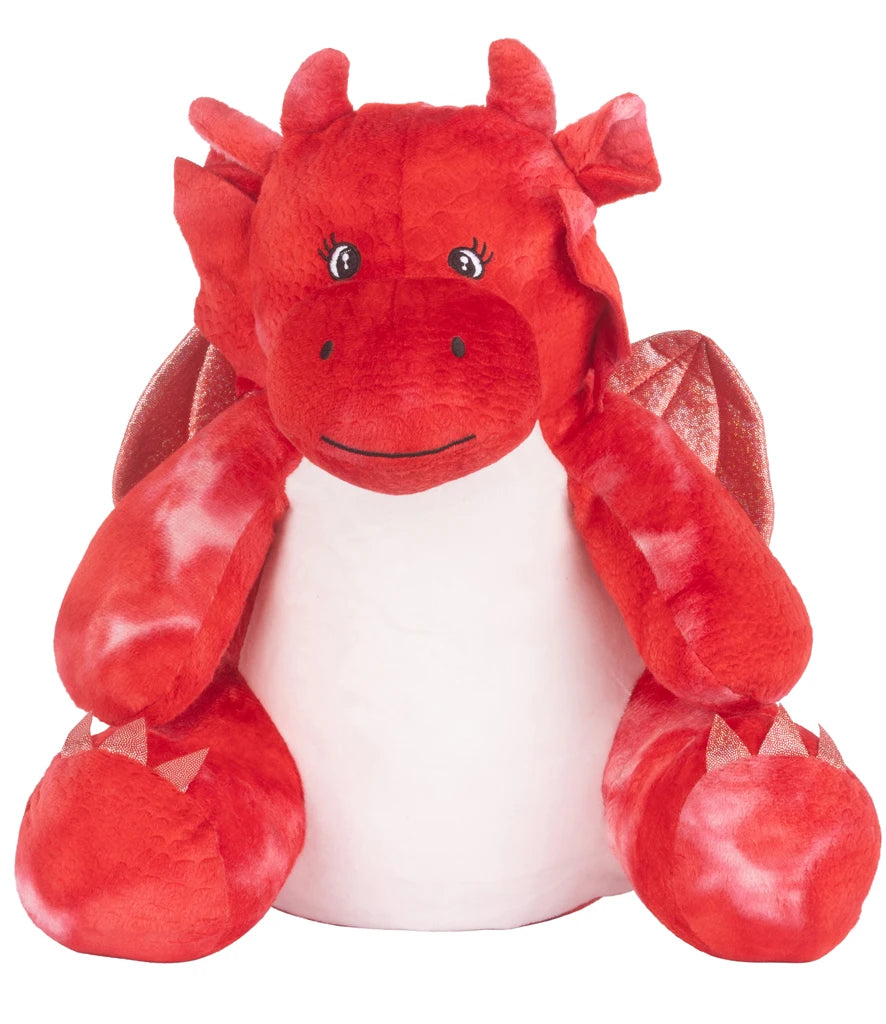 Personalised XLarge Welsh Dragon Animal Teddy Cuddle Toy