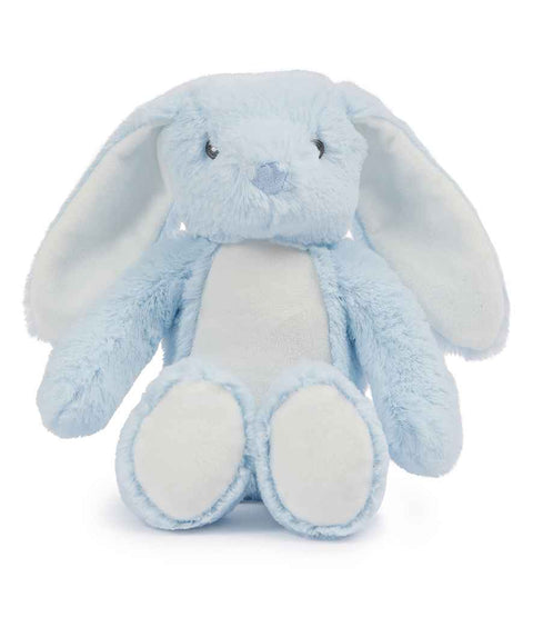 Personalised Blue Bunny Rabbit Animal Teddy Floppy Ears Cuddle Toy