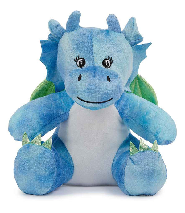 Personalised Blue Dragon Animal Teddy Cuddle Toy - 1