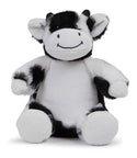 Personalised Black and White Cow Animal Teddy Cuddle Toy - 1