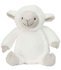 Personalised White Fluffy Sheep Lamb Animal Teddy Cuddle Toy - 1