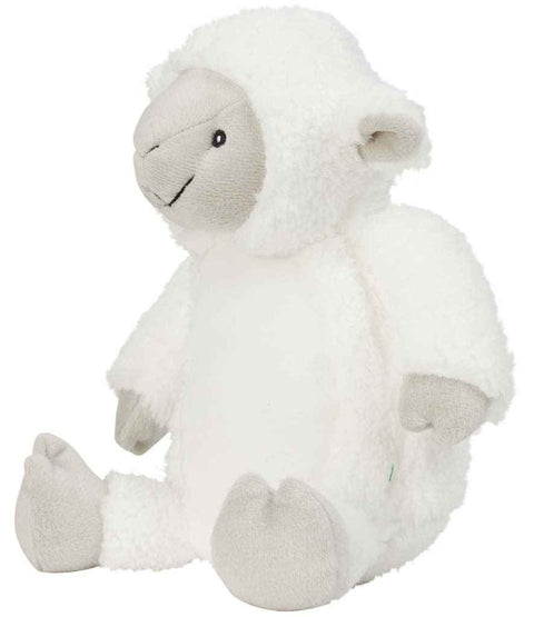 Personalised White Fluffy Sheep Lamb Animal Teddy Cuddle Toy - 0