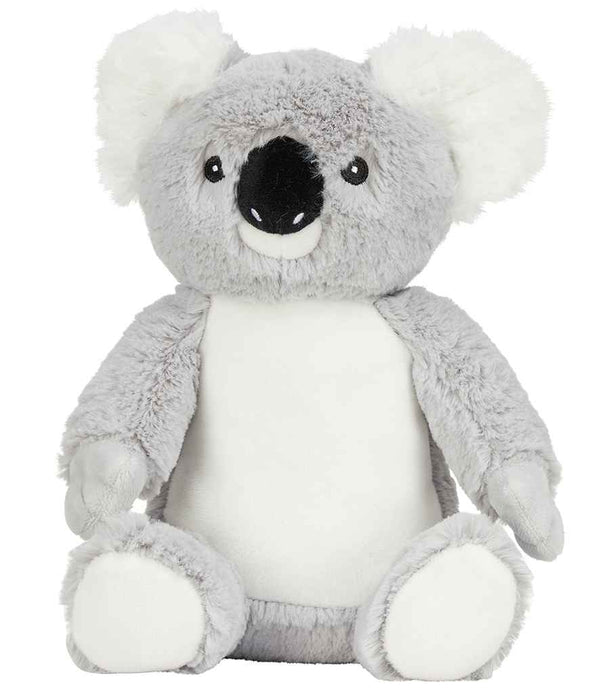 Personalised Grey Koala Bear Animal Teddy Fluffy Cuddle Toy - 1