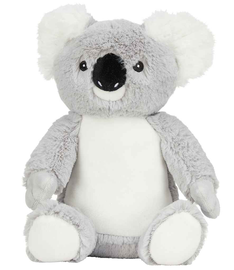 Personalised Grey Koala Bear Animal Teddy Fluffy Cuddle Toy